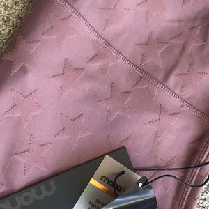 MONO B TEXTURED STAR LEGGINGS - MEDIUM NWT